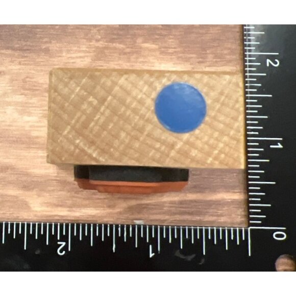 W. M. Rubber stamp D3353 Heart Wings Crown Fine Line Classics inkadinkadoo - Picture 4 of 5